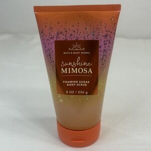NEW Bath & Body Works Sunshine Mimosa Foaming Sugar Body Scrub 8oz